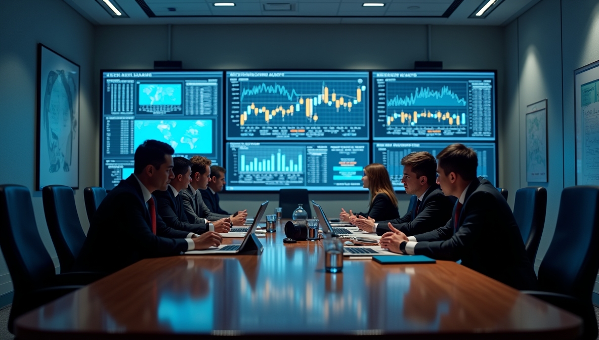 Organisation financière entreprise de services